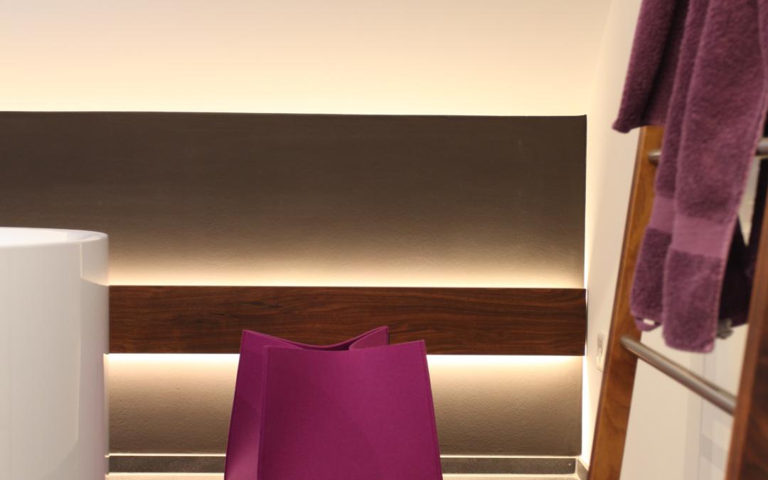 Badezimmer unter dem Dach